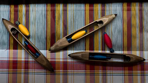 Original Madras Trading Company Madras check has, over the centuries, gained popularity all over the world – including in the Caribbean, the US and Africa (Credit: Original Madras Trading Company)