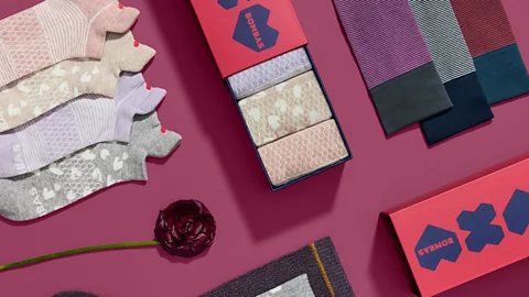 Courtesy of Bombas US apparel-retailer Bombas says their Valentine's Day sock bundles have been a success in a changing consumer landscape (Credit: Courtesy of Bombas)