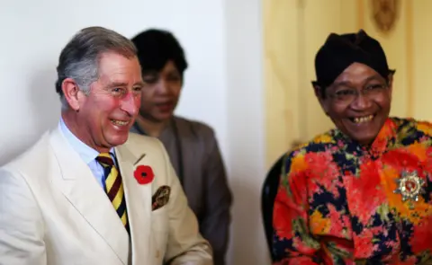 Getty Images Sultan Hamengkubuwono X with Prince Charles.