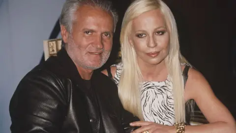 Getty Images Gianni and Donatella Versace