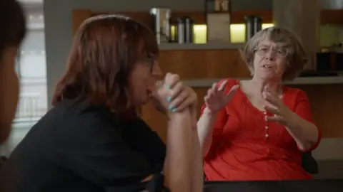 Bristol Women's Voice Two women talking in the film