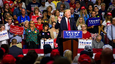 Getty Images President Trump has been a divisive figure - and his critics fear that some of his more controversial behaviours may soon become the norm (Credit: Getty Images)