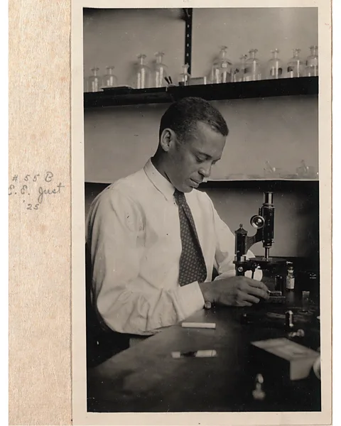 Marine Biological Laboratory Archives As well as Young’s mentor, Ernest Just, shown here in 1925, was a towering figure in Howard University’s biology department (Credit: Marine Biological Laboratory Archives)