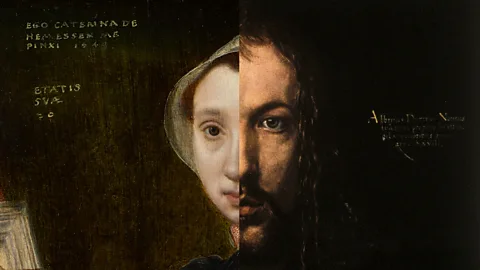 Getty Images As with Dürer's image, Hemessen collated her identity with that of Christ (Credit: Getty Images)