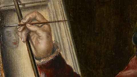 Getty Images The position of the paintbrush has its own significance (Credit: Getty Images)