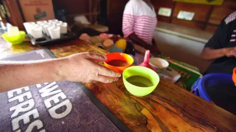 BBC Kava being served at the Last Flight bar