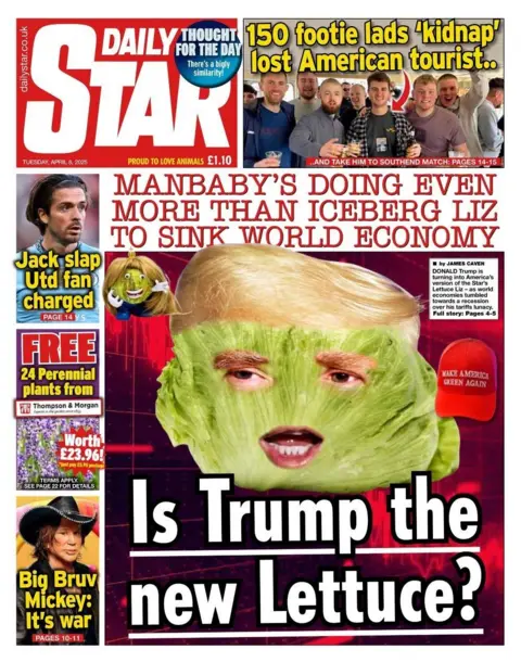 Daily Star: Is Trump the new lettuce
