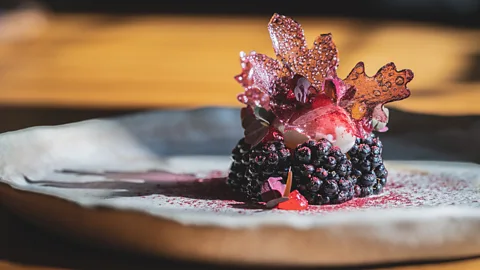 Moor Hall The food at Moor Hall is influenced by the local surroundings, with many ingredients sourced from the restaurant's gardens (Credit: Moor Hall)
